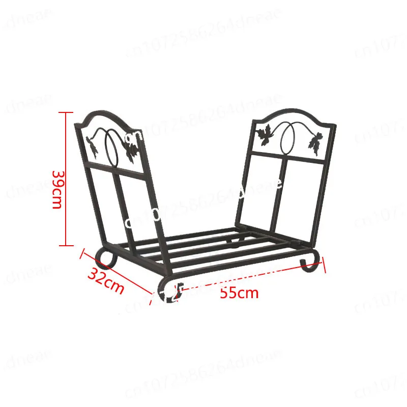 Storage Firewood Basket Hearth Wood Holder Fireplace Firewood Holders Firewood Rack Wood