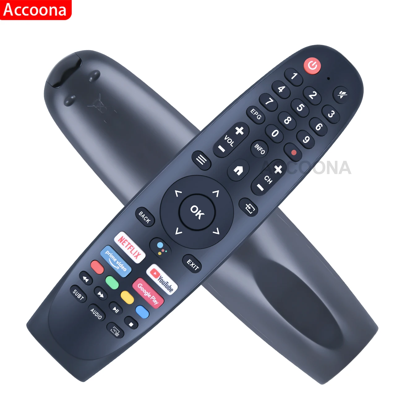 Voice Remote Control for Star-X 55UH680V & Sansui ES50V1UA & EKO K240HSGHD Android Smart LCD LED 4K TV