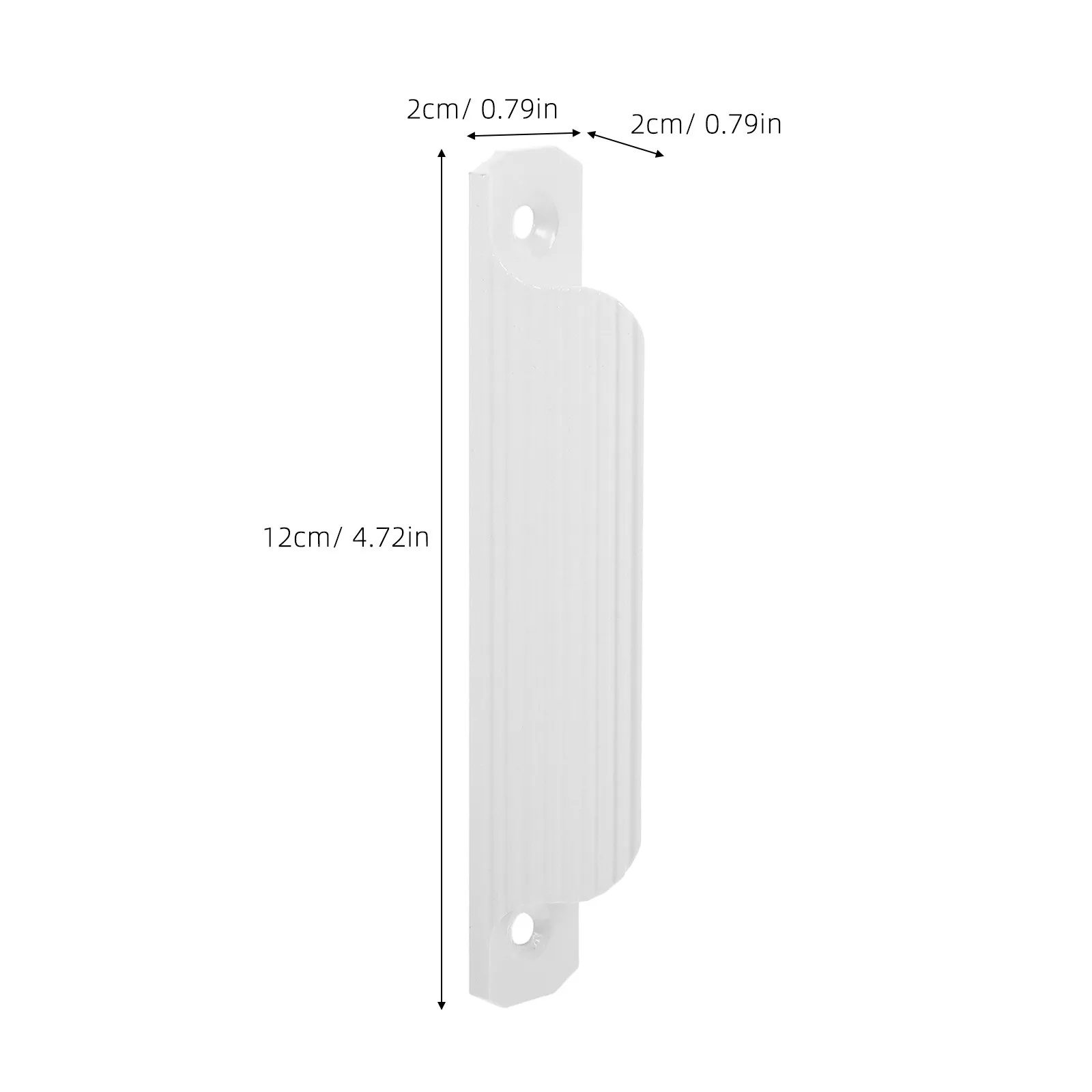 2Pcs High Wear Resistant Aluminum Alloy Pull Handle Easy Install Universal Size for Sliding Doors Cabinets Drawers Closets
