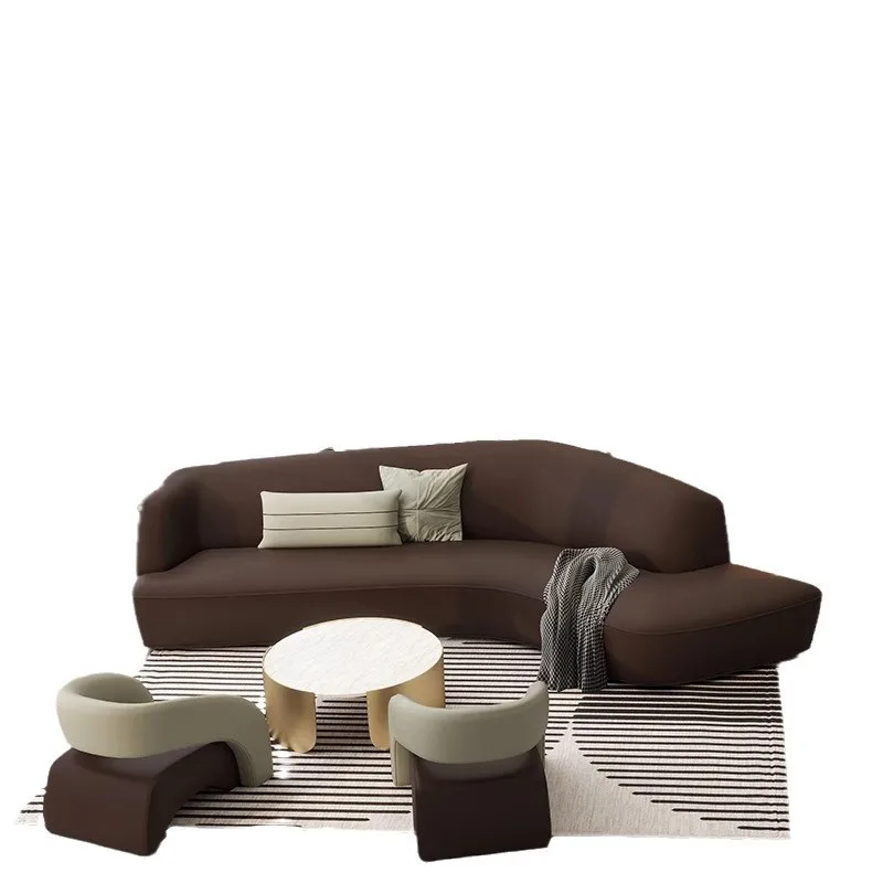 قاعة الأعمال متجر الملابس مؤسسة التدريب مكتب الأعمال الإبداعية على شكل أريكة ضوء منطقة الراحة الاستقبال الفاخرة