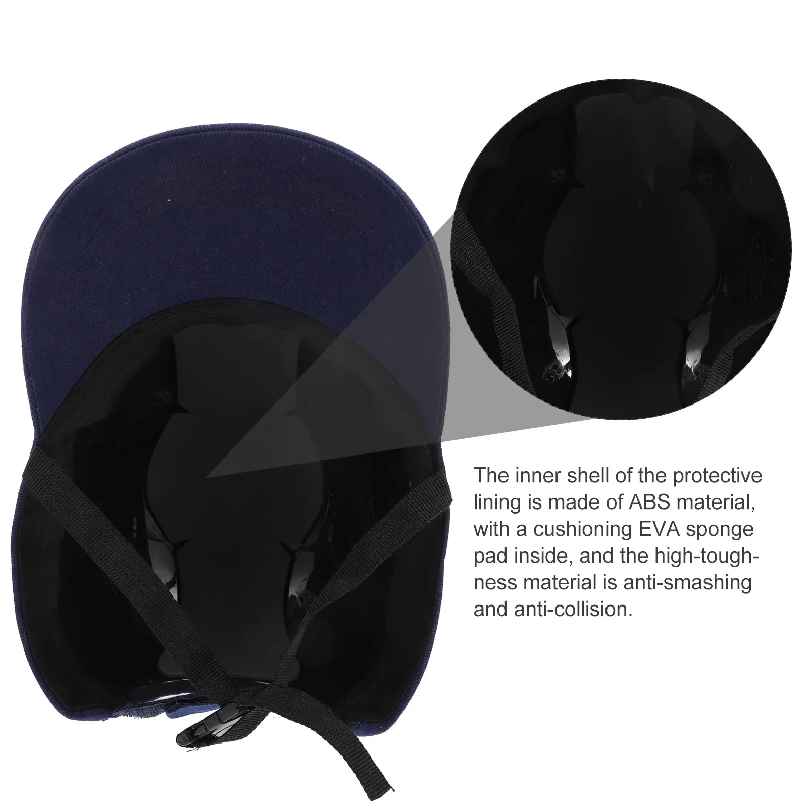 

Adjustable Hat Lightweight Hard Cap for Men Women Protective Baseball Style Work Anti Impact Cotton