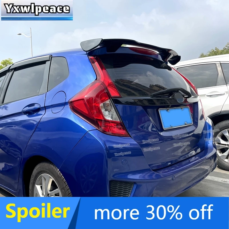 

For NEW OLD Honda Fit Jazz Higher Quality ABS Material Universal Rear Roof Spoiler Accessories Car Trunk Wing 2005+