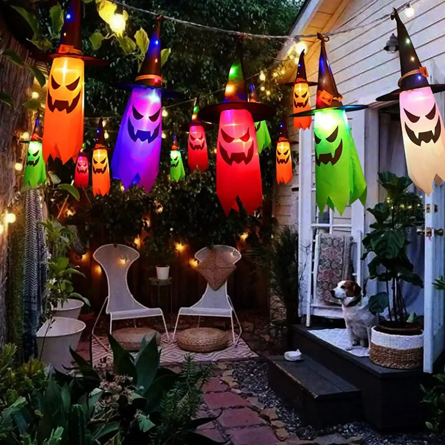 Halloween Witch Hat Lights 2
