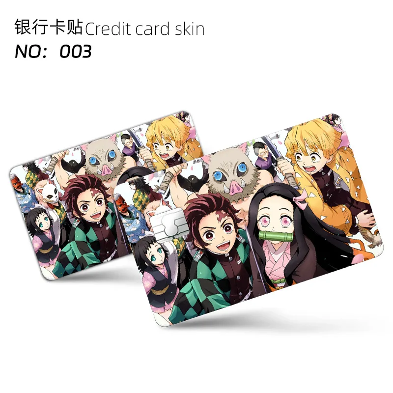 demon slayer floor sticker card rice card anime personality protection anti-scratch protection sticker card sticker anime figure