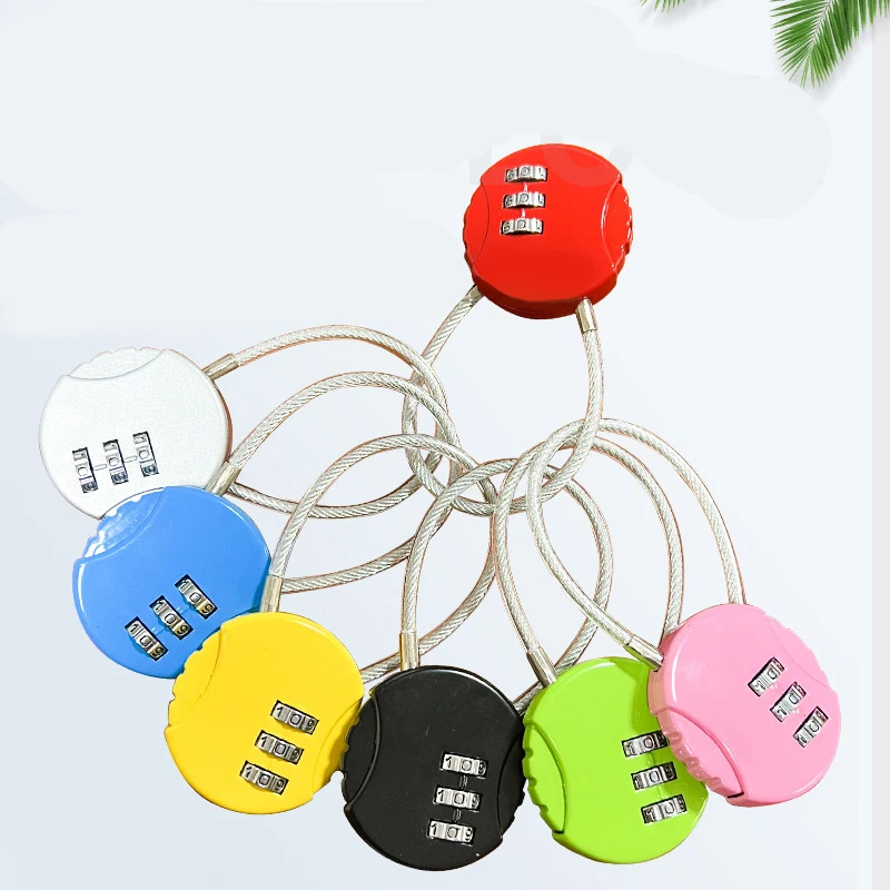 Key Password Padlock Cabinet Case Padlock  Password Anti-theft lock Gym Travel Backpack Office Bag Dormitory Small Lock Head