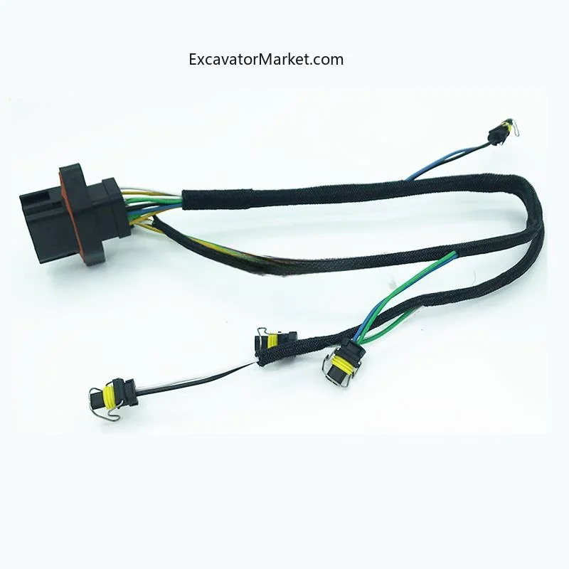 High Quality For CAT Caterpillar E330C-336D C9 Engine Injector Plug Wire Harness Injector Speed excavator accessories