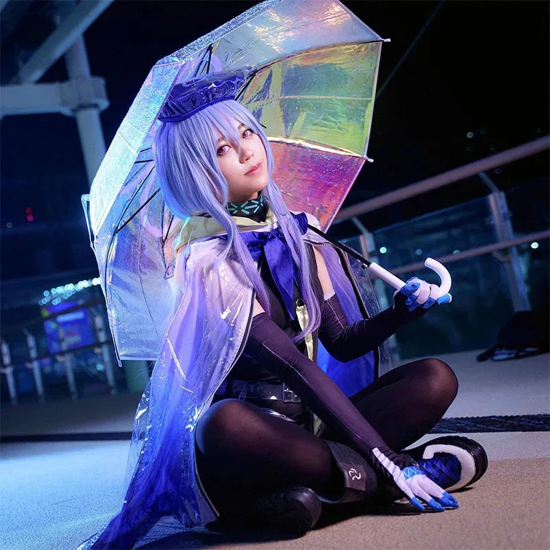 

Arknights Mizuki Wig Shoe Umbrella Women Men Cosplay Costume Cos Game Anime Party Uniform Hallowen Play Role Clothes Clothing