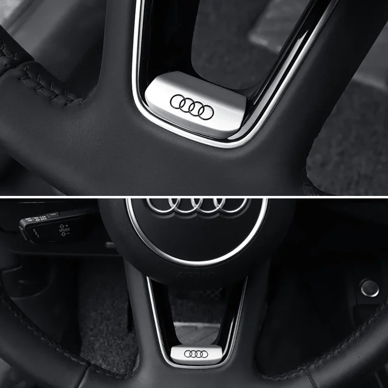 Car Steering Wheel Decoration Sticker For Audi A4l A3 Q3 Q5 A5 Q2L Car Decoration Accessories Car Stickers