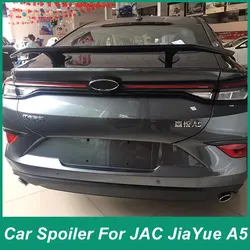 For Jianghuai Jiayue A5 2019-2020, Rear Luggage Lid Spoiler Universal L-shaped Style, Rear Wing Outer Decoration Modified ABS