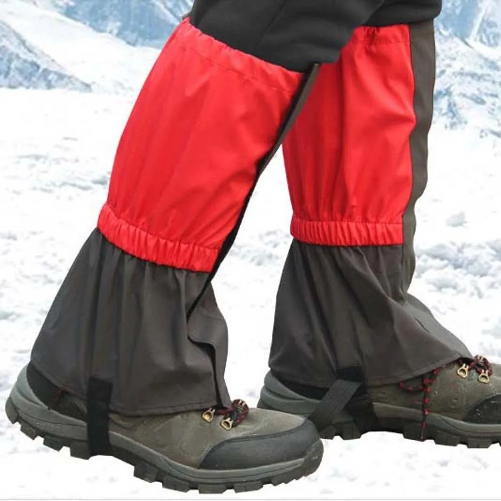 Waterproof Hiking Legging Gaiters Lightweight Warmer Ski Legs Protection Polyester Adjustable Mountaineering Calf Cover