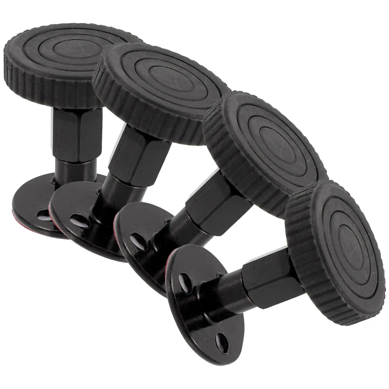 

4pcs Bed Headboard Fixers Stabilizer Metal Adjustable Anti Shake Tools for Bed Frames EVA Cushion Wall Stopper