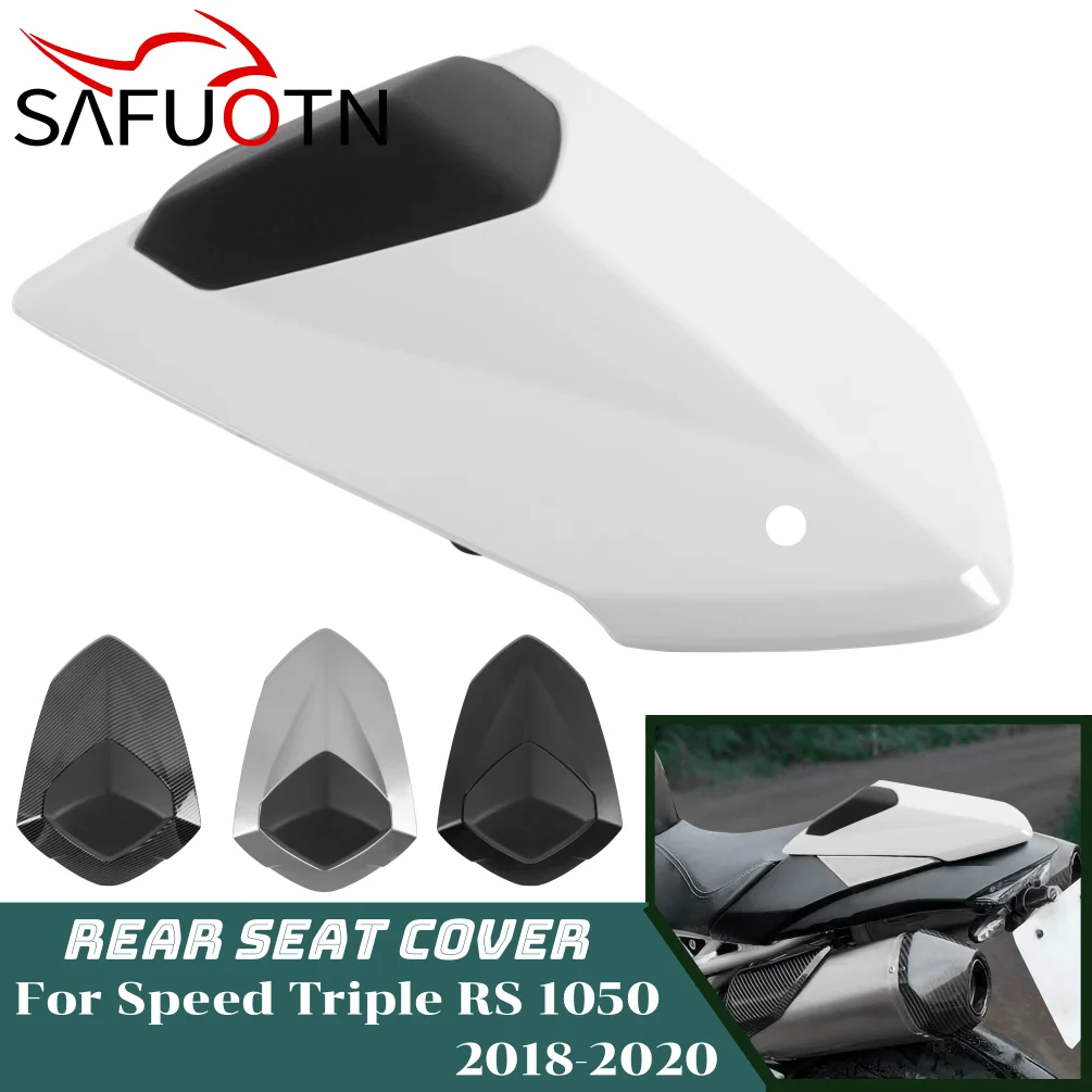 

for Triumph Speed Triple RS 1050 Rear Seat Cover Cowl RS1050 2018-2022 2019 2020 Motorcycle Rear Passenger Pillion Solo Fairing