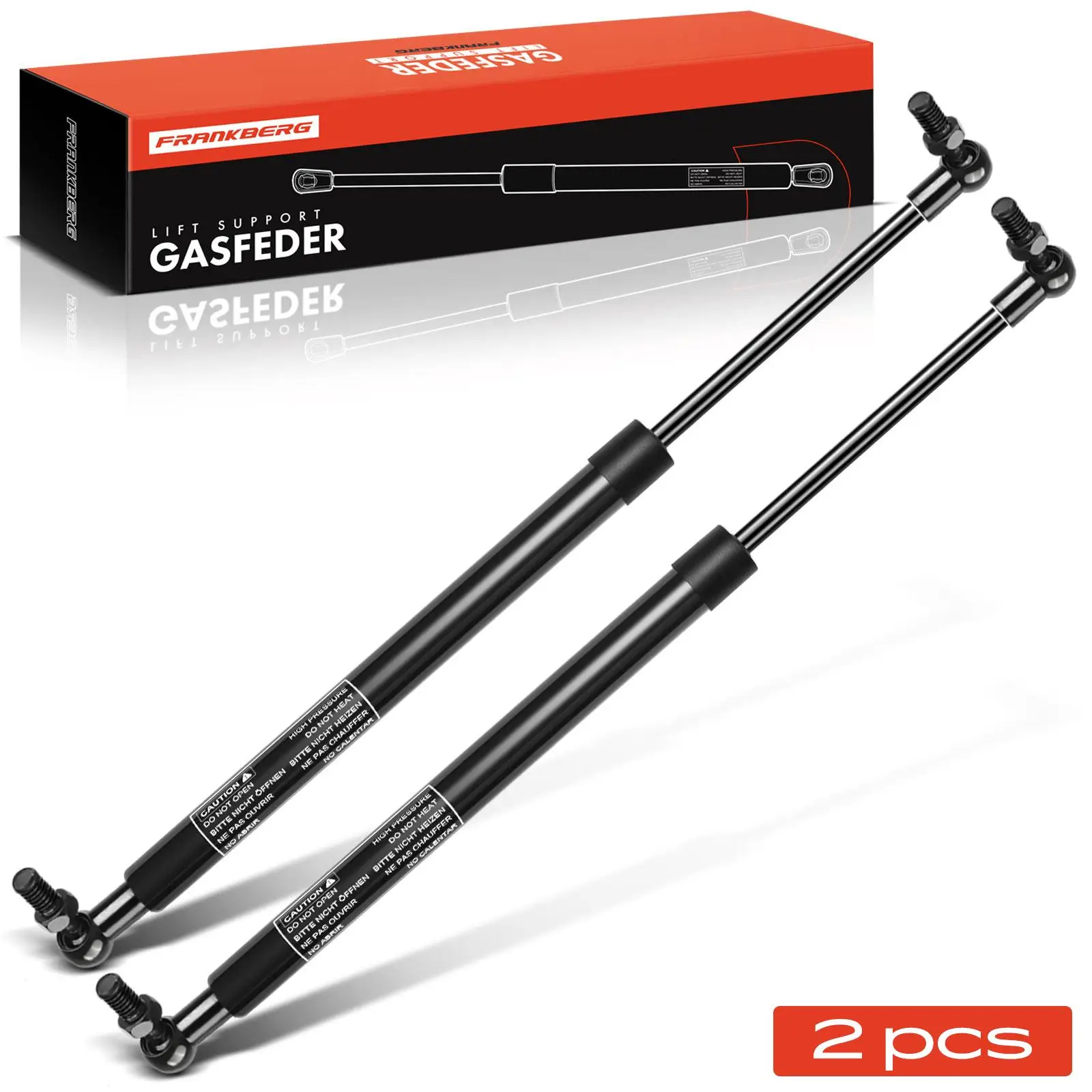Frankberg 2x Ammortizzatori a Gas per Cofano Nissan Patrol GR II Wagon Patrol GR V Wagon Y61 SUV 1998-2019 65471 VC020 65470 VC020