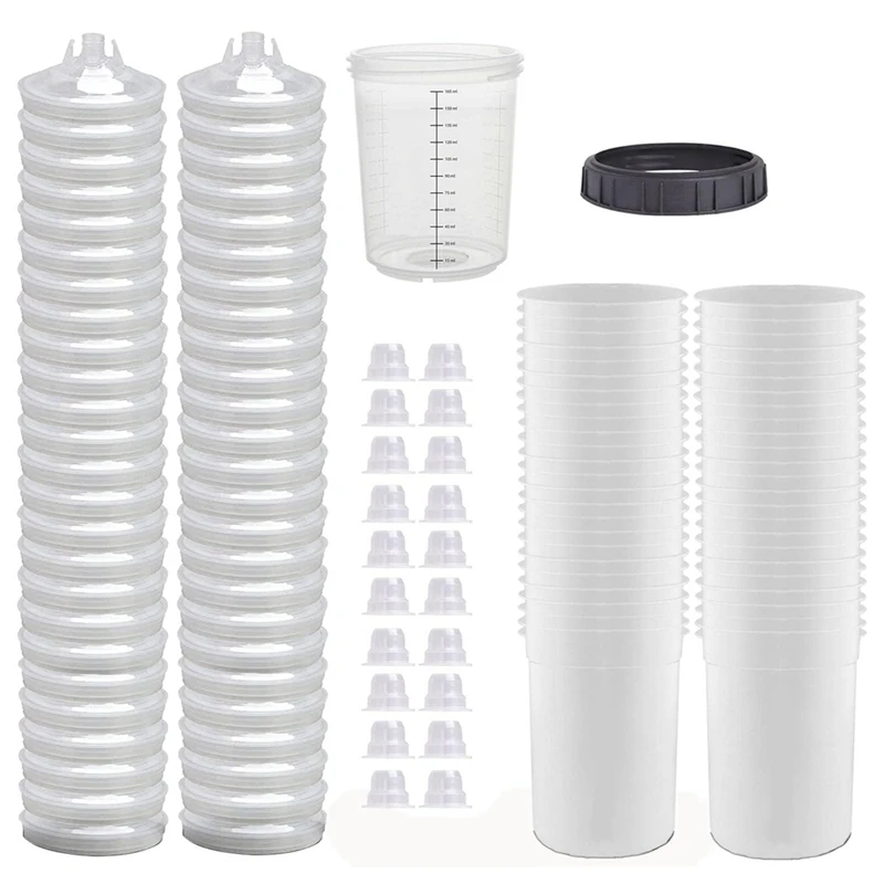 

Spray Guncups 20 Oz (600 Ml) Set For Automotive Commercial Coatings Durable Easy Install