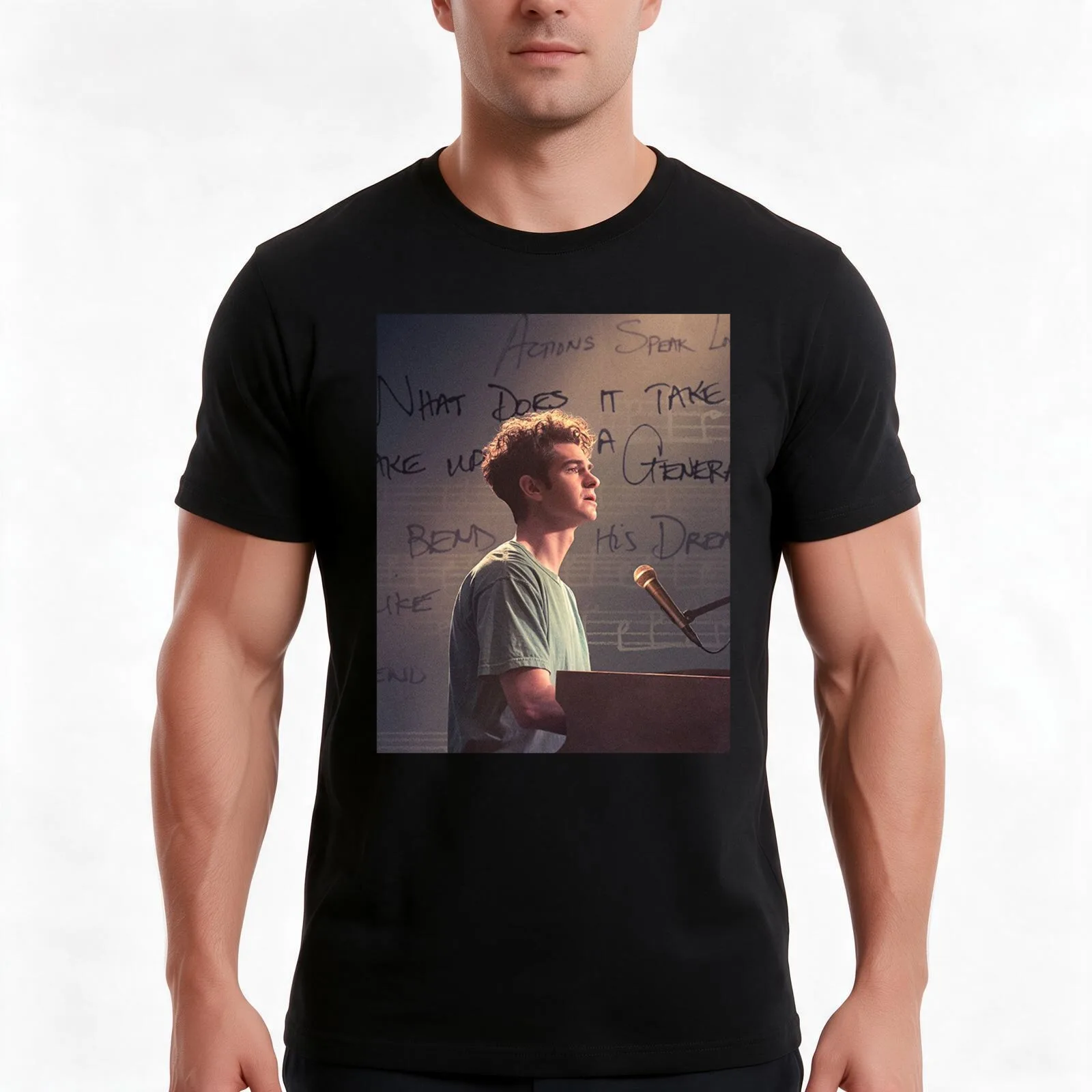 Tick Tick Boom Graphic T-Shirt, Summer Casual Cotton Tee, Oversized Streetwear Tops, Vintage Graphic Print, Unisex Men Women