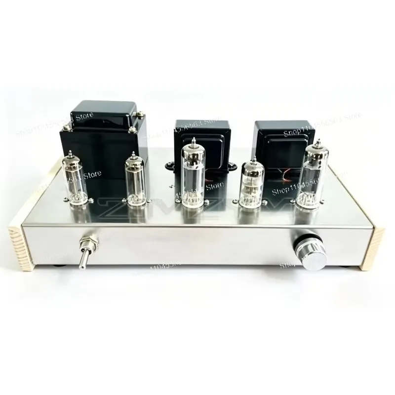 6N2 6P1 Vacuum Tube Amplifier DIY Kit Class A HiFi Stereo Amplifier With VU Meter Bluetooth 5.0 USB Player 110V/220V