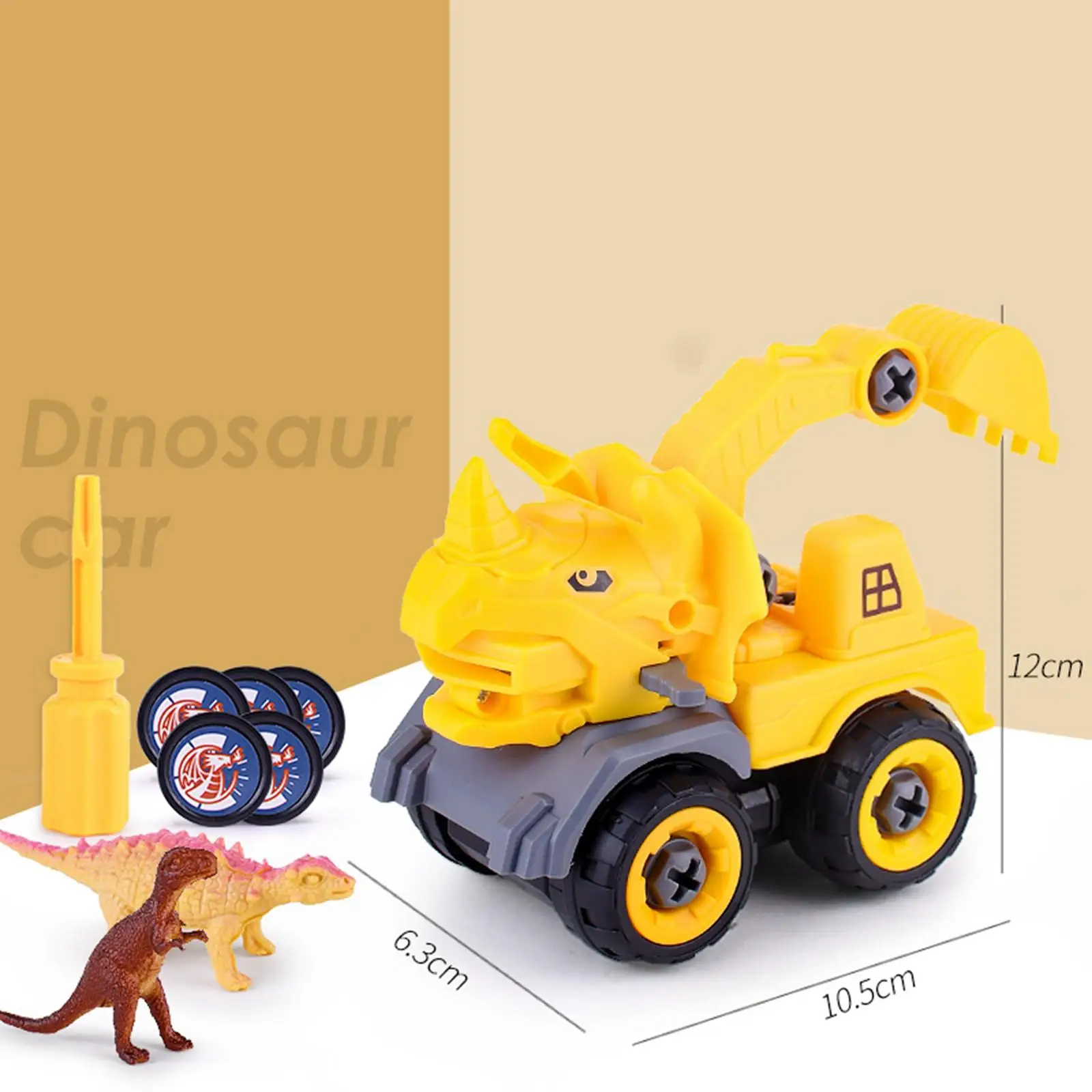 

Creative Dinosaur Engineering Vehicle Learning Educational Toys puzzle Assembly Dinosaur for Boys Gift Birthday Gift