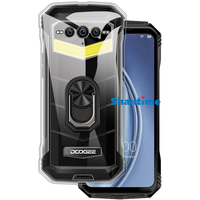 Luxury Shockproof Ring Holder For Doogee S100 Pro Case Soft Silicone TPU Protective Holder Cover