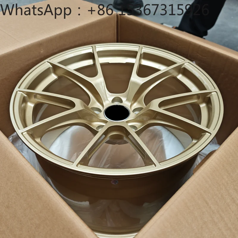 Lightweight One Piece Forged Aluminum Alloy Wheel Rims Export Standard Auto Replacement Wheel Parts