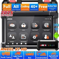 ANCEL X7HD Heavy Duty Truck Scanner  Full System Diagnostic Tool Bidirectional Diesel Scan Tool with 40+ Reset & DPF ECU Coding