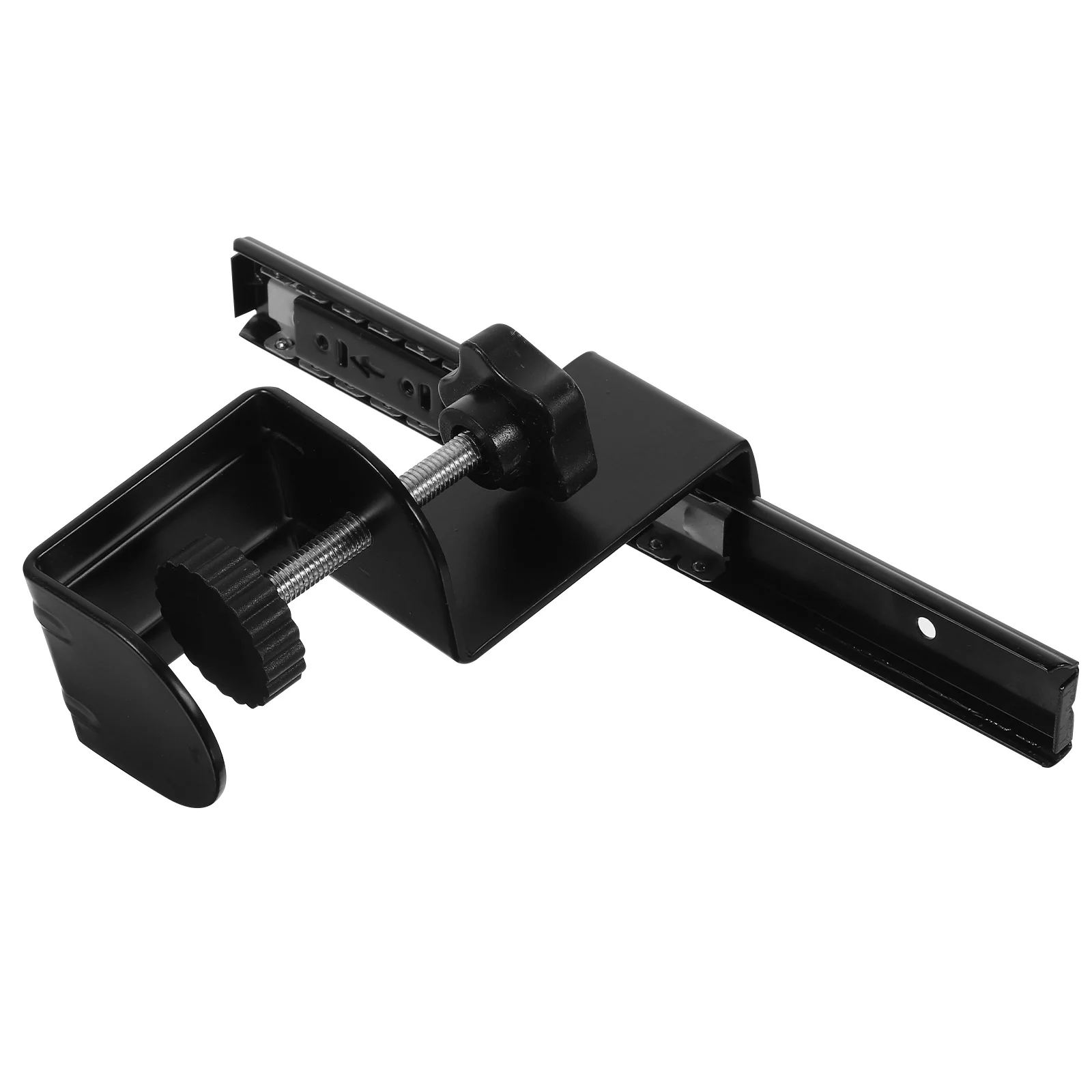 

1Set Adjustable Desktop Extension Bracekt Keyboard Stand Support Bracket Arm Under Desk Pull Out Slider Track Table Extension