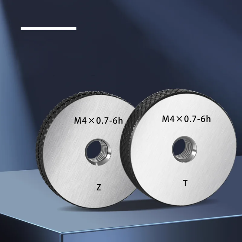 2pcs/set Thread Ring Gauge GO/NO GO Gage Metric Gauge 6h M8 M9 M10 M11 M12 M14 M16 M20 M30 M40 M50 M60 Thread Distance 1