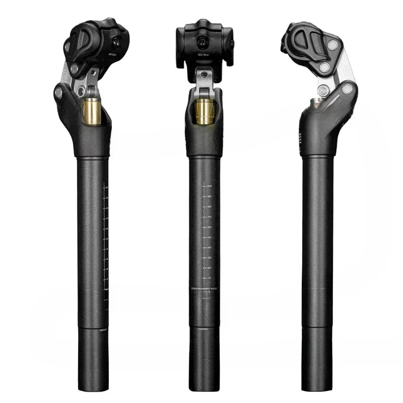 Shock Absorber Seat Tube Mountain Bike, Shock Absorber Seat Bar High Strength Aluminum Alloy, Quadruple Rod Seat Tube