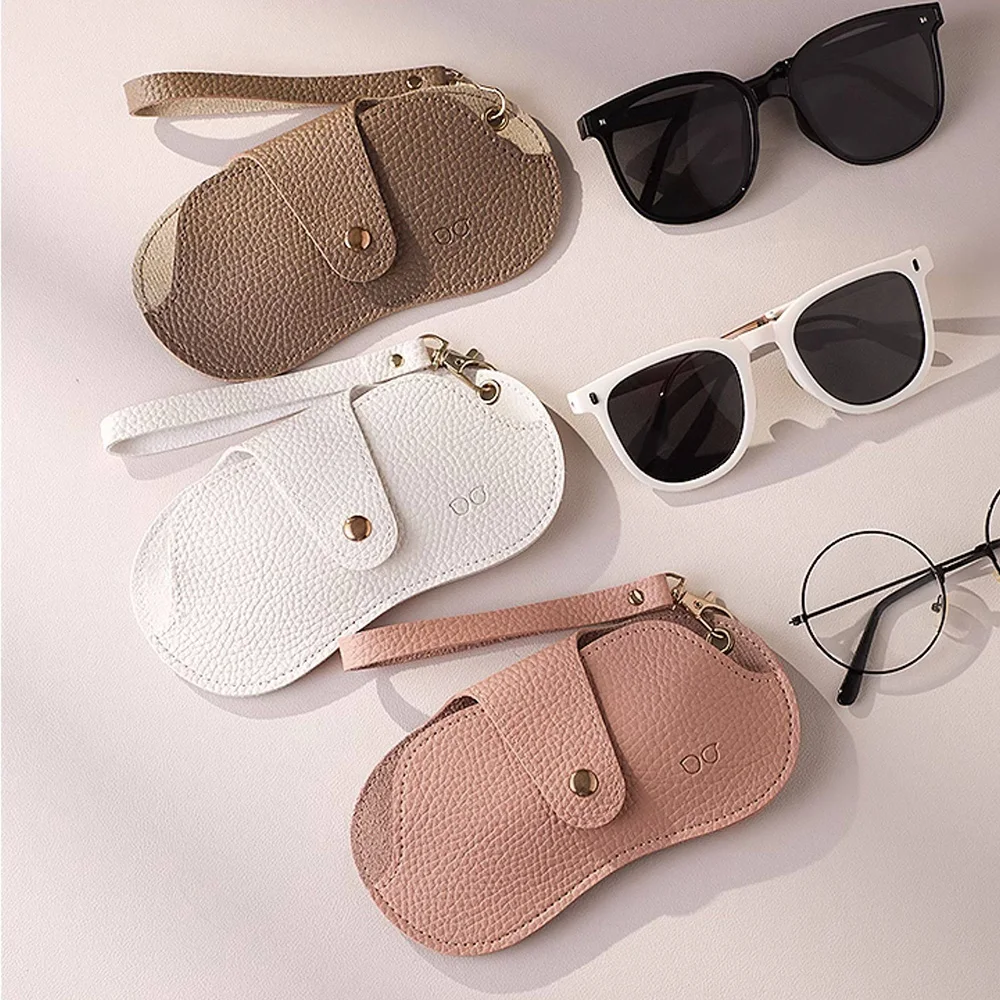 Women's Fashion Sunglasses Pouch, Pressure‑Resistant Portable Sunglasses Case, Eyeglass Storage Bag, Sunglasses Hanging Pouch