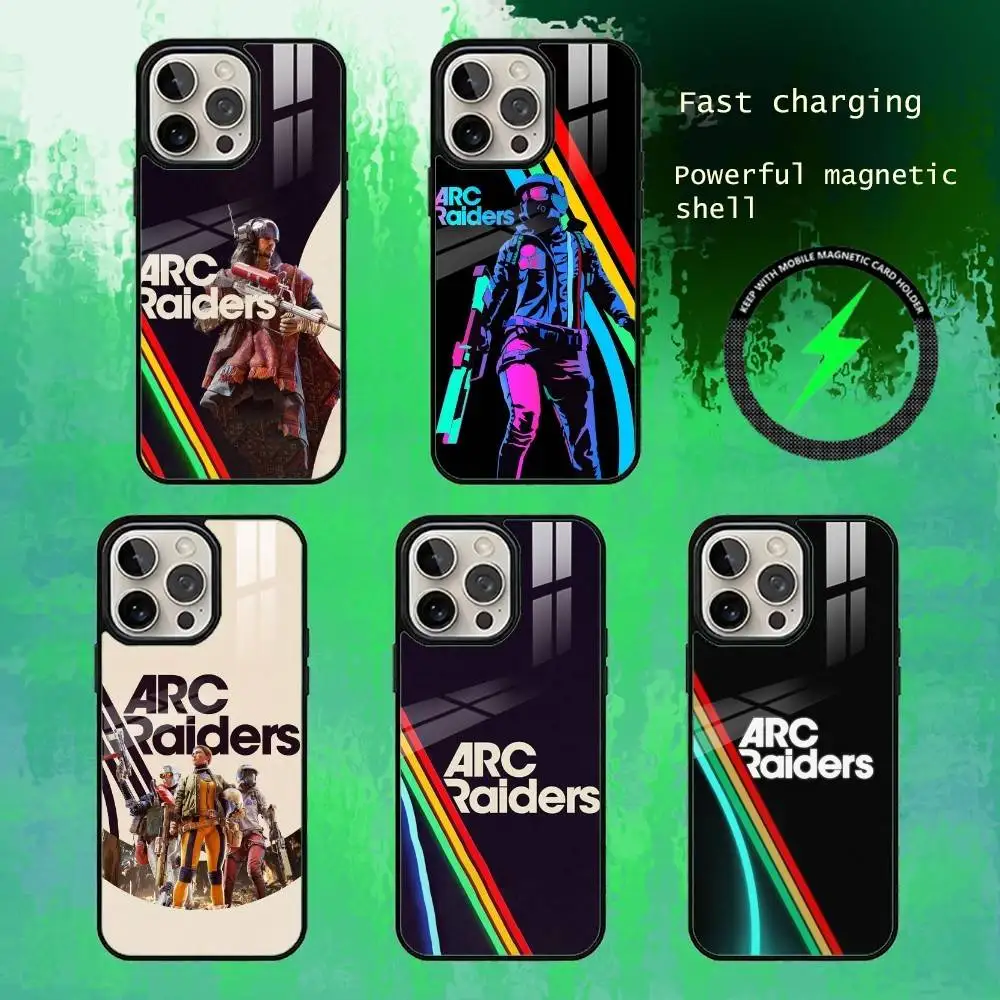 

A-R-C R-Raider-s Phone Case For iPhone17,16,15,14,13 Plus,Pro Max Magnetic For Magsafe Wireless Charging