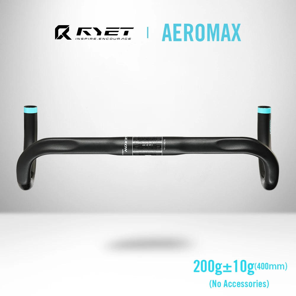 

RYET Carbon Road Bike Handlebar Bicycle Handle bar UD Matt Flat Bar 31.8*460/440/420/400MM RHM Rapid Hand Movement Bicycle Parts