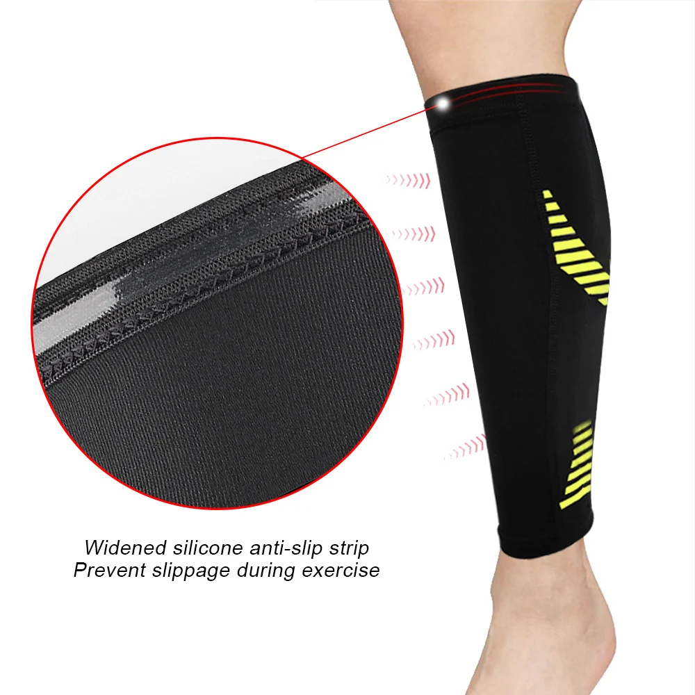 1PCS Base Layer Compression Leg Sleeve Shin Guard Men Women Cycling Leg Warmers Running Football Basketball Sports Calf Support