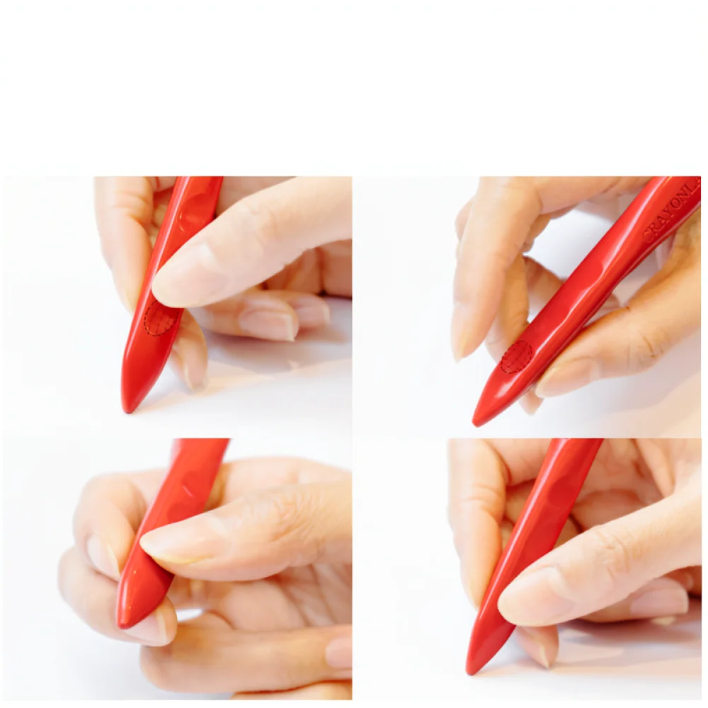 Triangle Hole Crayons For Toddlers Washable Painting Pens Creative Art Supplies Kids Drawing Tools Stationery Set