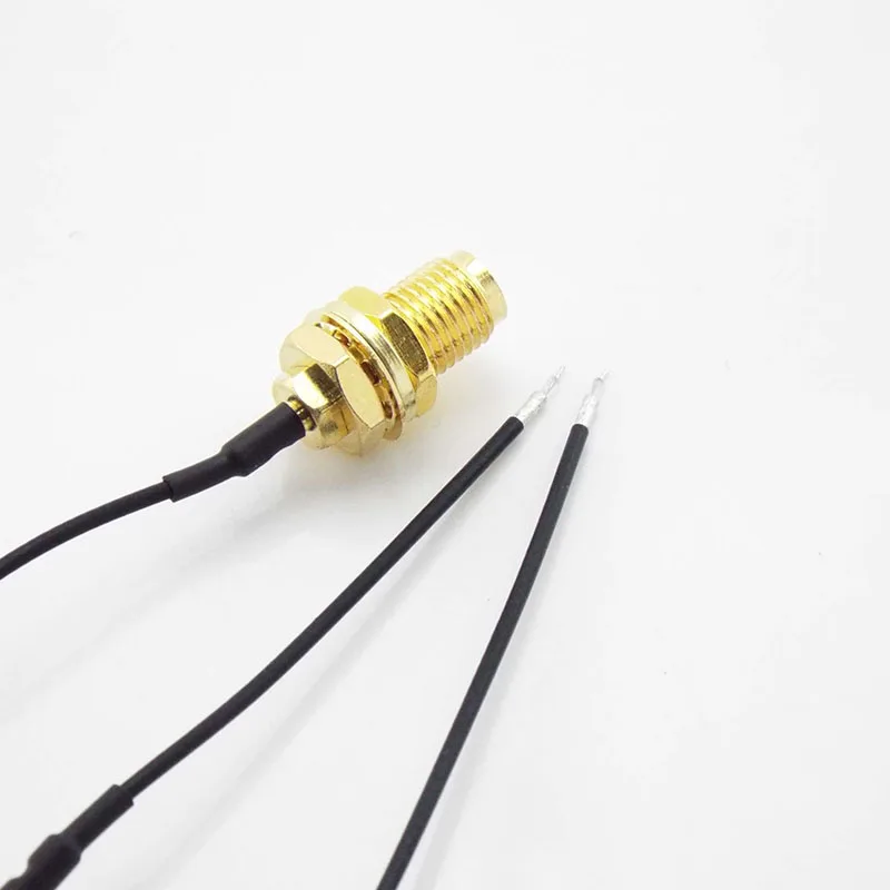 SMA female to RP SMA Female to uFL/u.FL/IPX/IPEX UFL RG1.13mm Antenna RF solder Cable IPX Extension Connector WiFi Pigtail A07