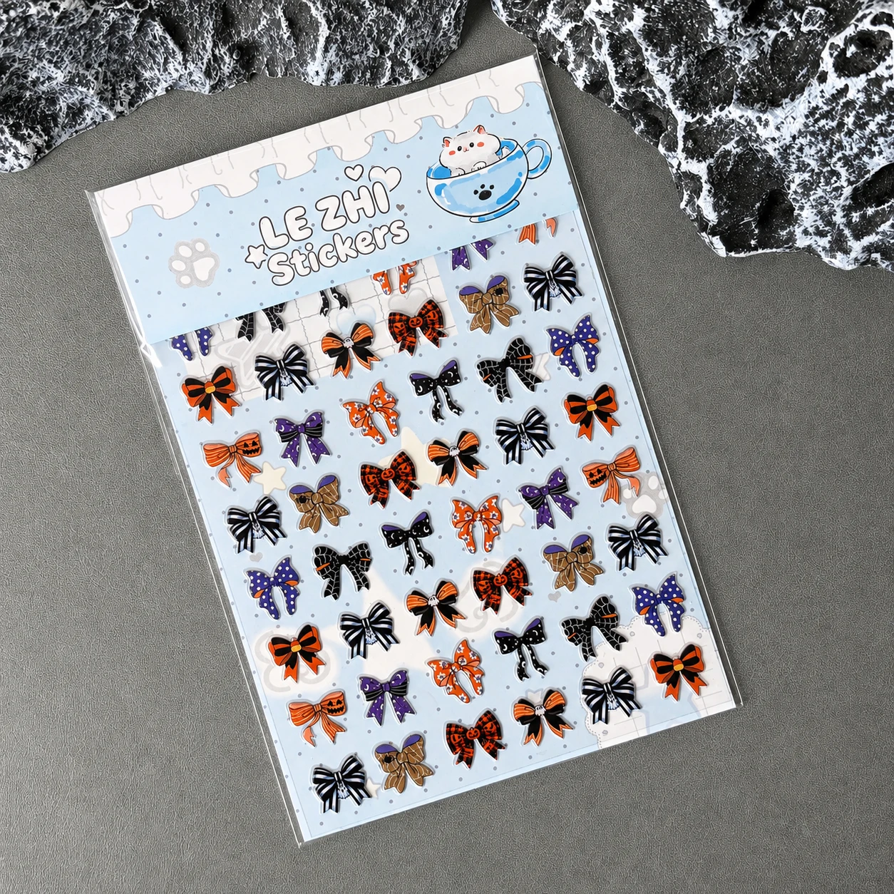 Stiker PVC Halloween Gothic Y2 - Nail Art Gothic ulasan dan harga