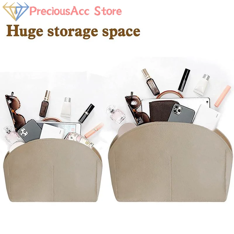 Felt Purse Organizer Insert Portable Handbag Liner Multiple Pockets for Tote Storage Travel Daily Organization Handbag Travel