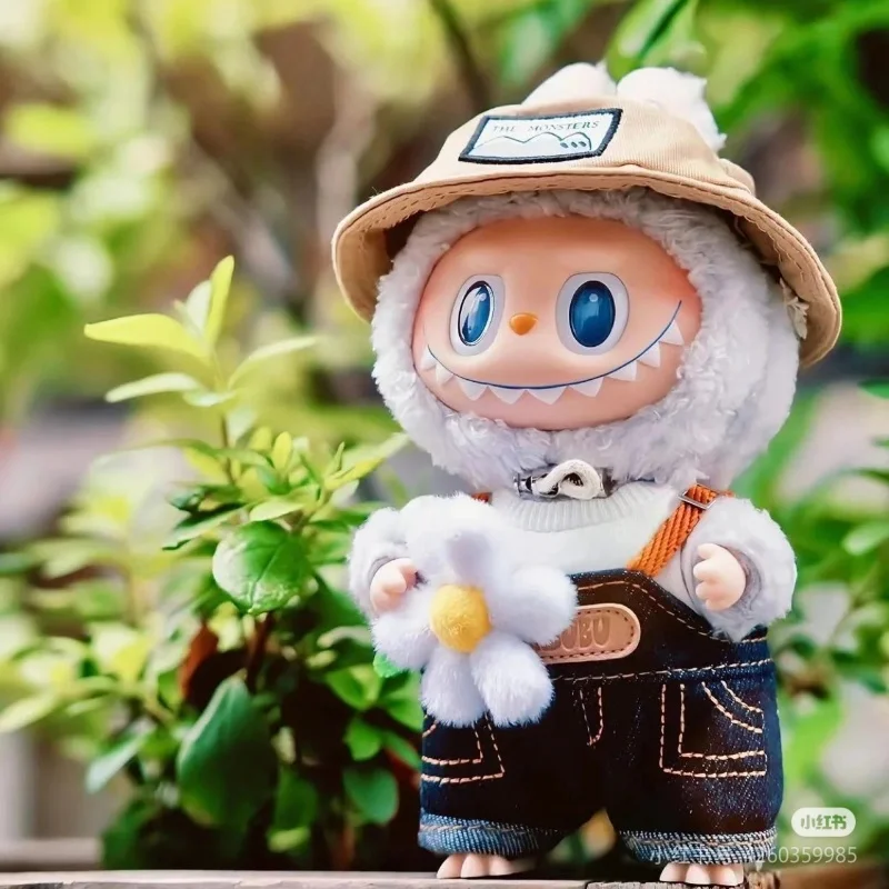 High Quality Replica Labubu Mokoko Merlion Spring Flower Sweetheart Doll Kawaii Backpack Pendant Decoration Doll Limited Editio