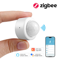 Tuya ZigBee Motion Sensor Mini PIR Human Body Induction Wireless Infrared Detector Security Compatible Smart Life Alexa Google