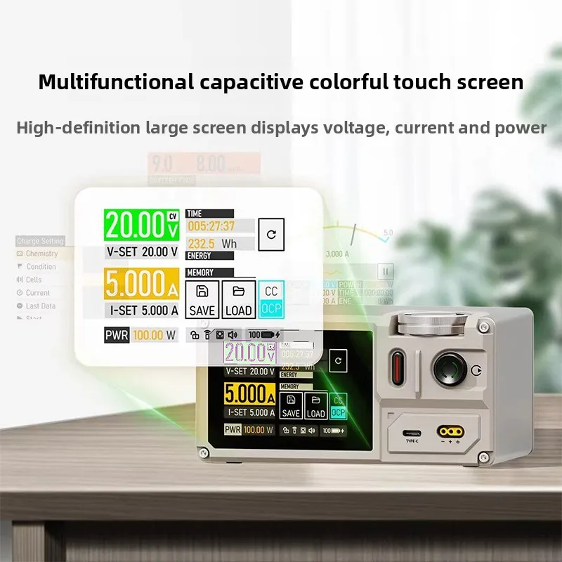 ISDT Esther MP305B Adjustable Power Supply Programmable Linear DC Voltage Regulator 2.8-inch Touch Screen APP Portable