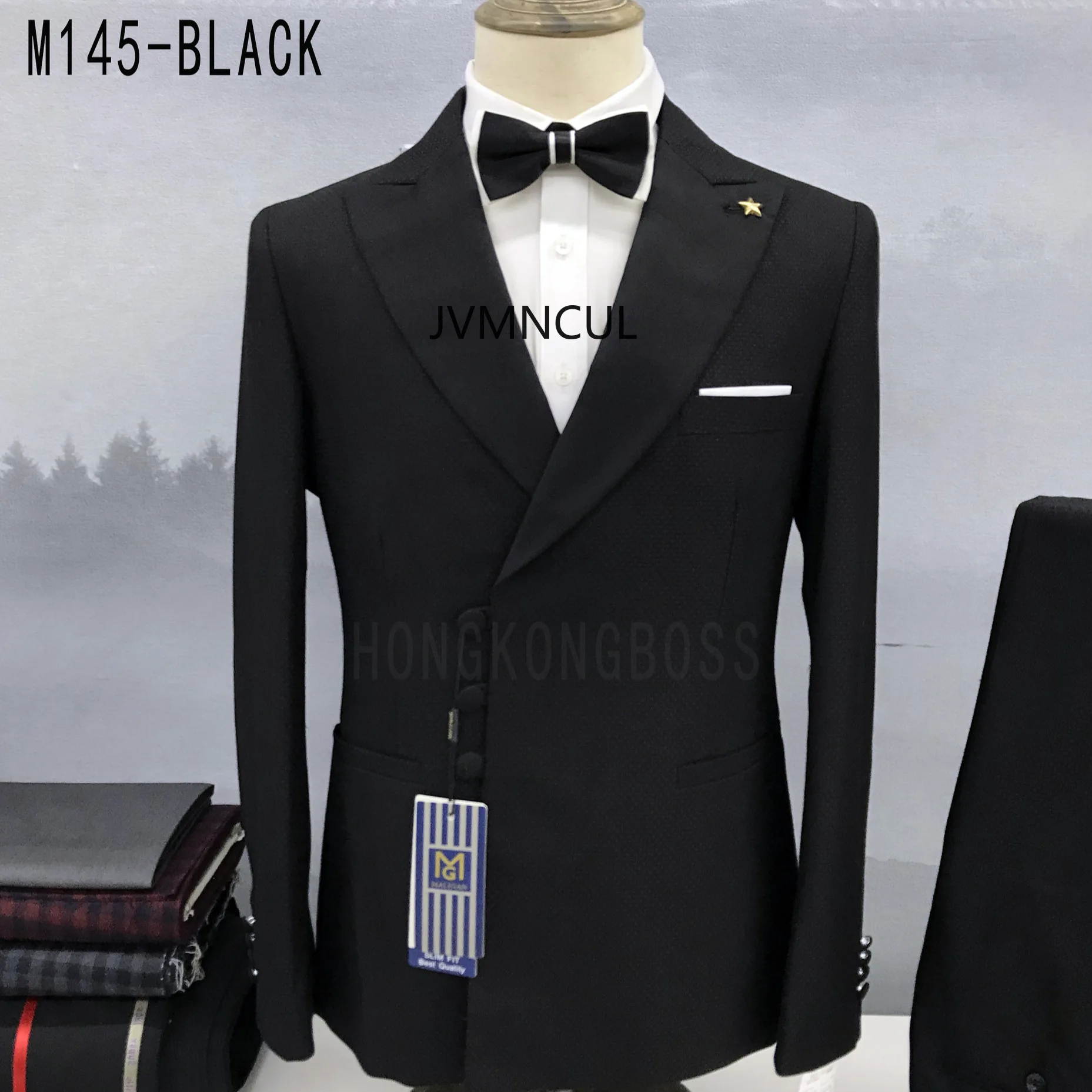 

New Men's Distressed Hem Luxury Shoulder Pad Suit Jacket - Korean Oversized Couple Matching Blazer Casual Streetwear Trendy
