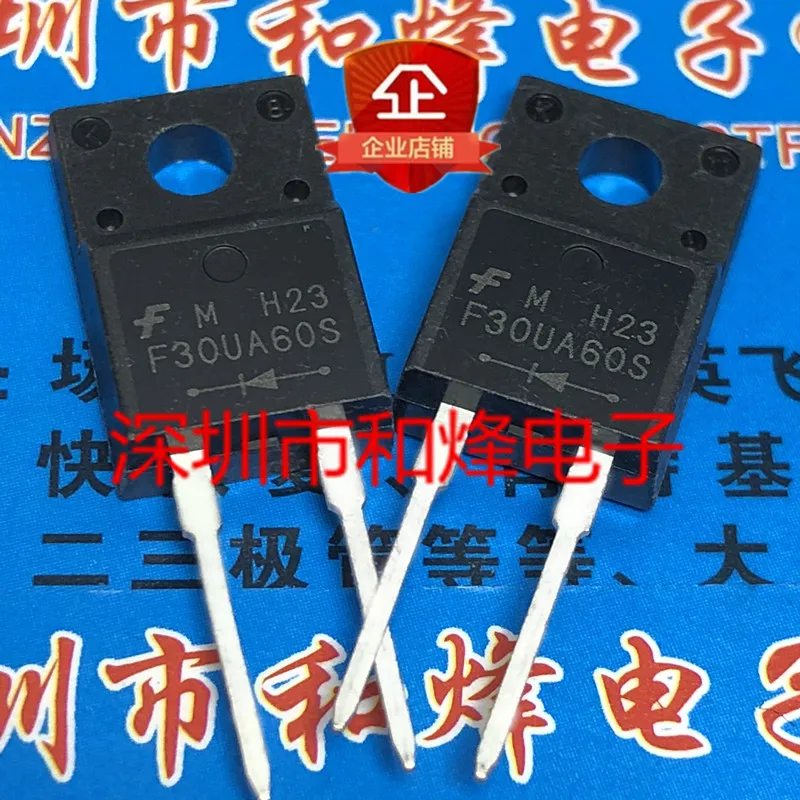 

30pcs original new F30UA60S FFPF30UA60S TO-220F 600V 30A