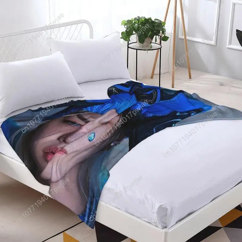 لطيف الضالة K-POP بطانية لينة رمي بطانية شفة النسيج ديكور المحمولة قيلولة دافئة تنفس مريحة بطانيات مخصصة #5