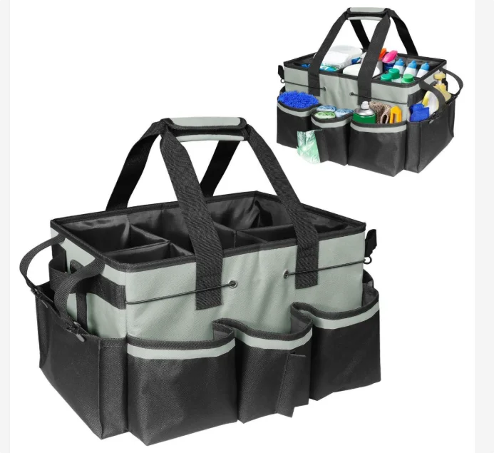 

Cleaning Supplies Storage Bag Cleaning Kit Storage Pouch Crossbody Sanitation Bag Large Capacity Cleaning Bag Tool Storage Pouch