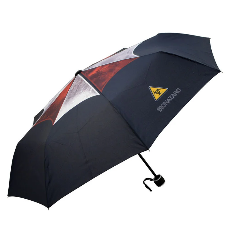 Biohazard Resident Umbrella Corporation Parapluie Rain Men 3 Folding Manual Paraguas Hombre Novelty Items