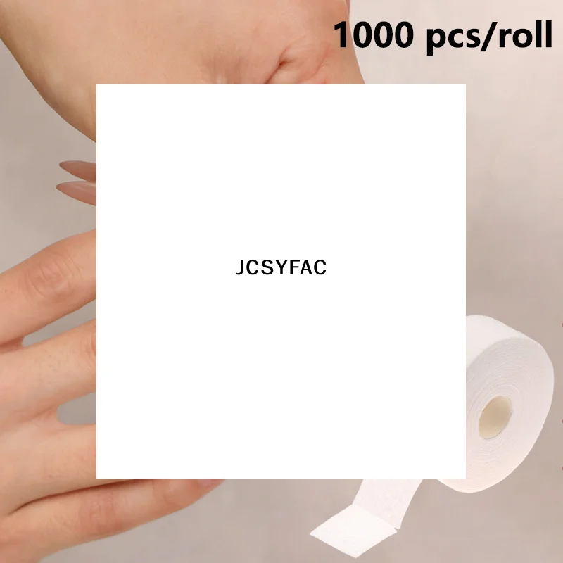 1000 قطعة/لفة رقيقة مزيل الأظافر القطن المتاح خالية من الوبر نقع مسح القطن هلام البولندية إزالة مسمار الفن تنظيف الوسادة #1