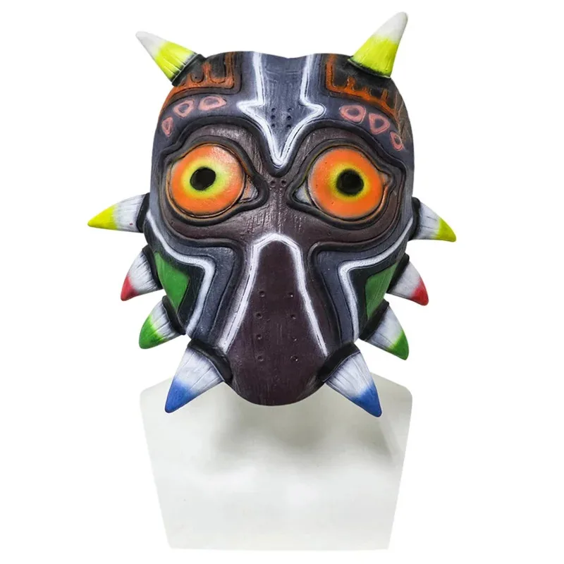 Cafele juego Zelda Breath Of The Wild Majora máscara de látex hecha máscaras COS de Majora para adultos accesorios de Cosplay de Halloween ujfj
