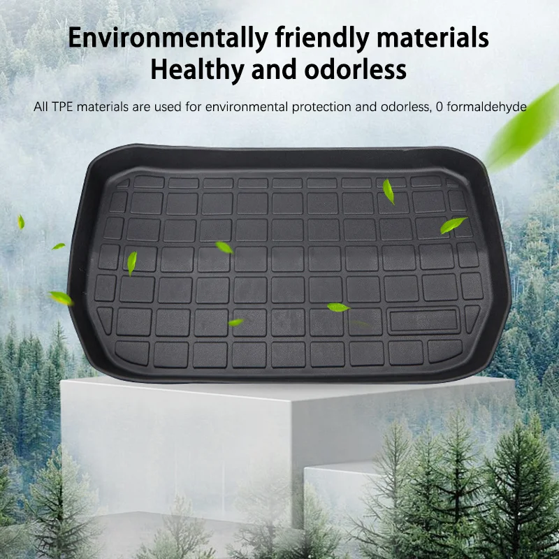 for Mazda CX-8 CX8 CX 8 Sport KG 2018~2023 TPE Car Rear Trunk Mat Waterproof Protective Liner Trunk Tray Floor Mats Accessories