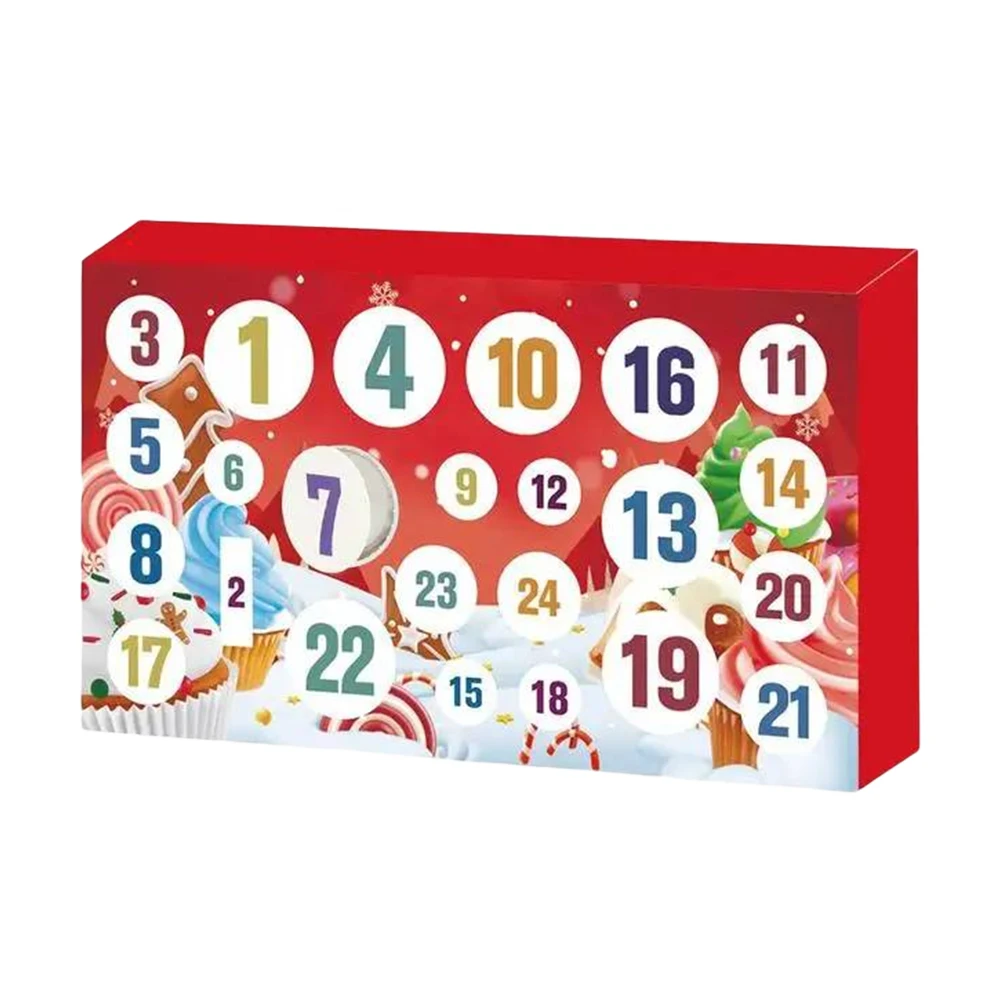 Slime Advent Calendar 2024 Christmas Advent Calendar Xmas Countdown Calendar Funny Gifts Toy for Toddler Kids Teens Girls