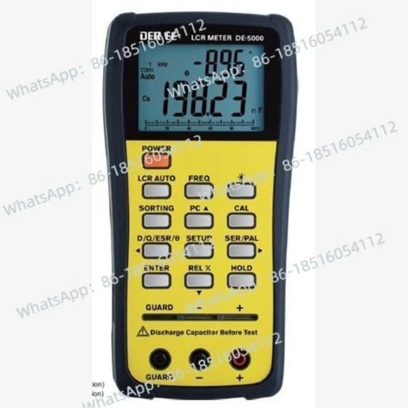 

DE-5000U + TL22 Измеритель LCR с двойным дисплеем, портативная функция подсветки/свал компьютера