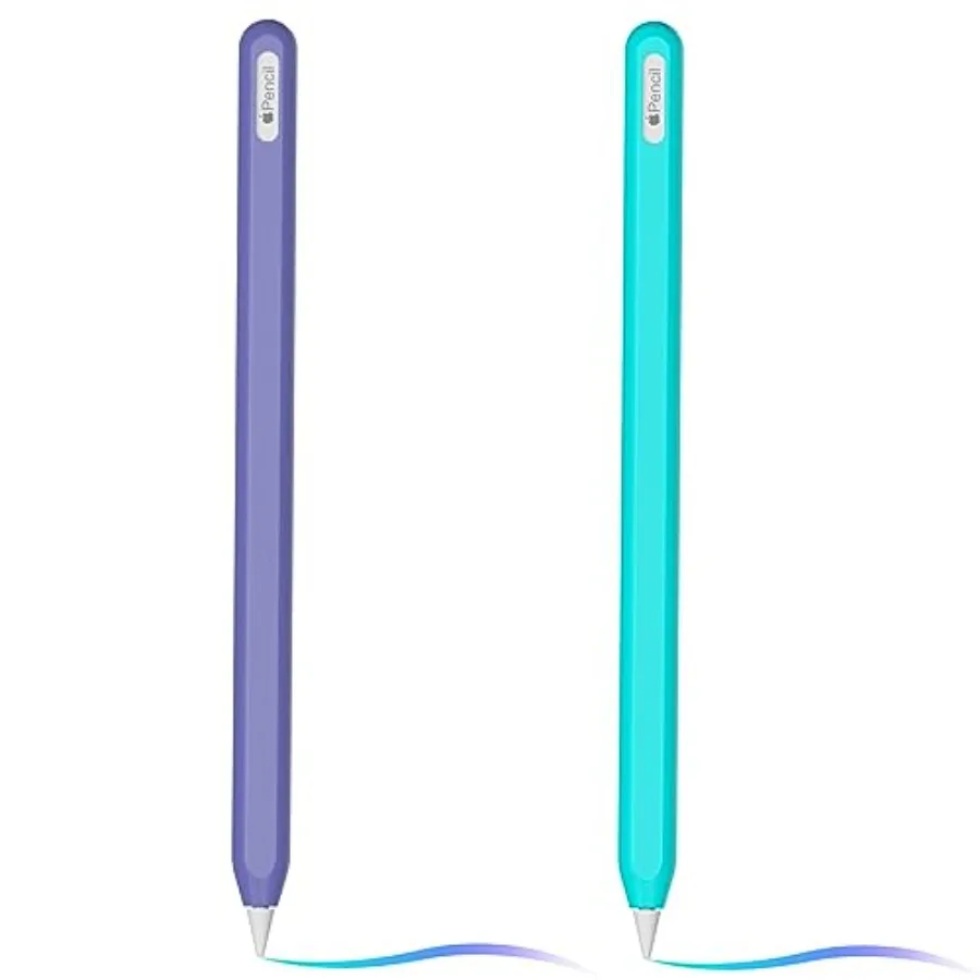 

Ultra Thin Silicone Skin Cover Compatible with Apple Pencil 2nd Gen, Protective Silicone Case for iPad Pro 11 12.9 inch 2018 Pe
