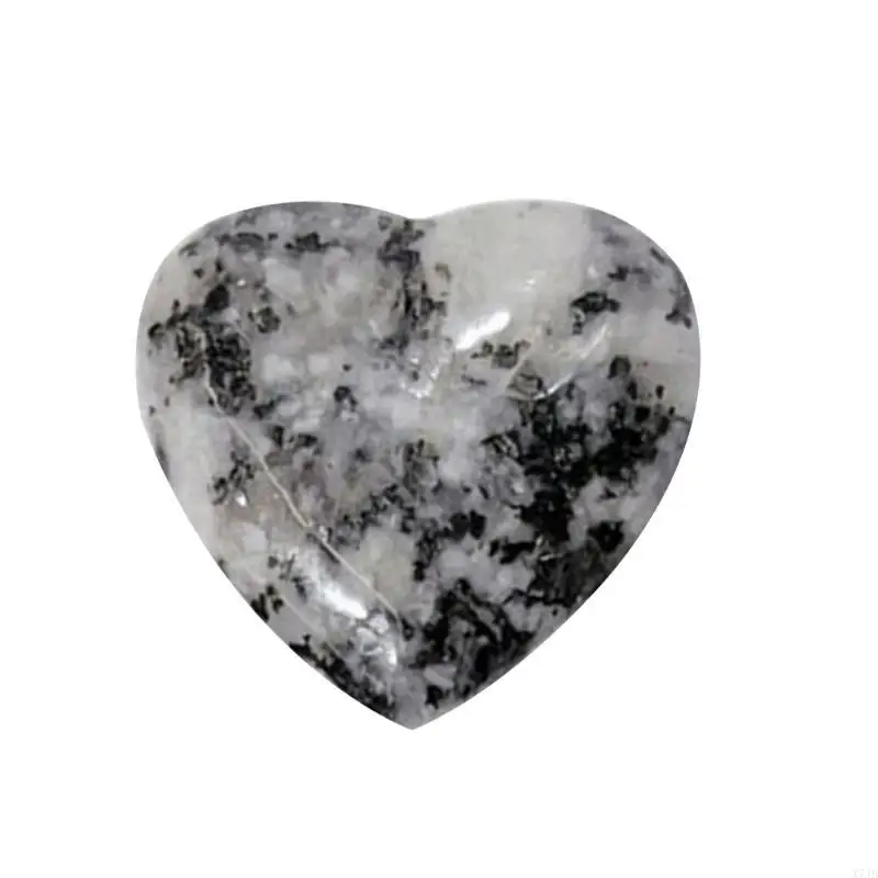  Unqiue Heart Pendants Stone Jewelry Component Heart Jewelry Findings for Daily